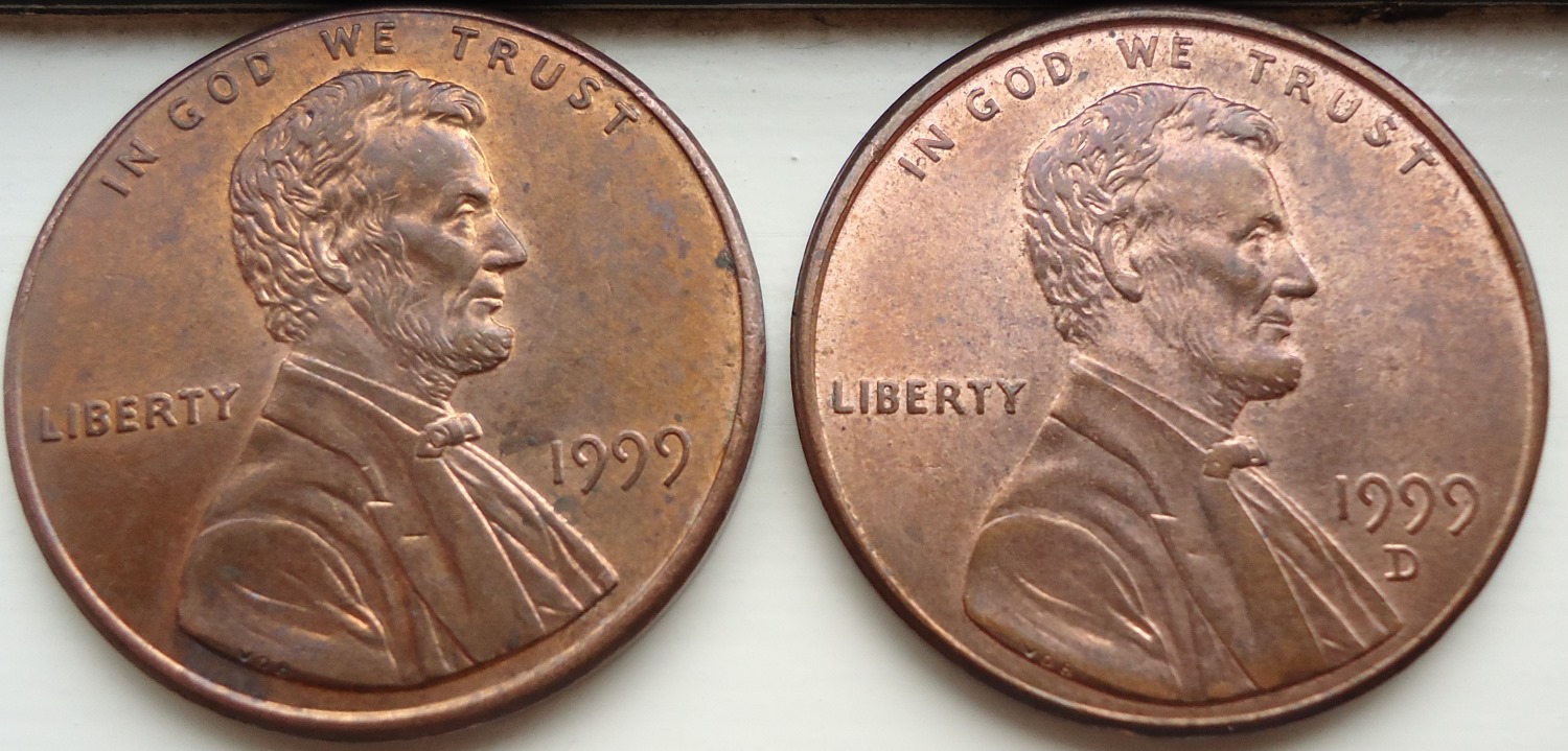 2x-1999-Lincoln-Pennies---Grading